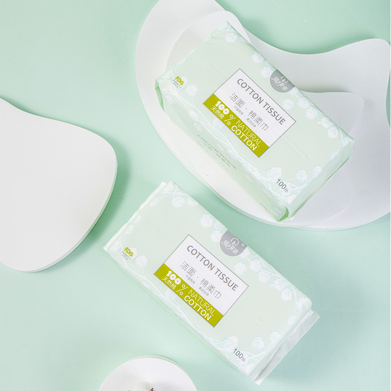 100% Cotton Facial Tissue